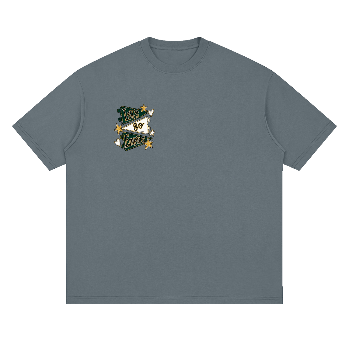 Lets Go Empire Oversized Drop Shoulder T-Shirt