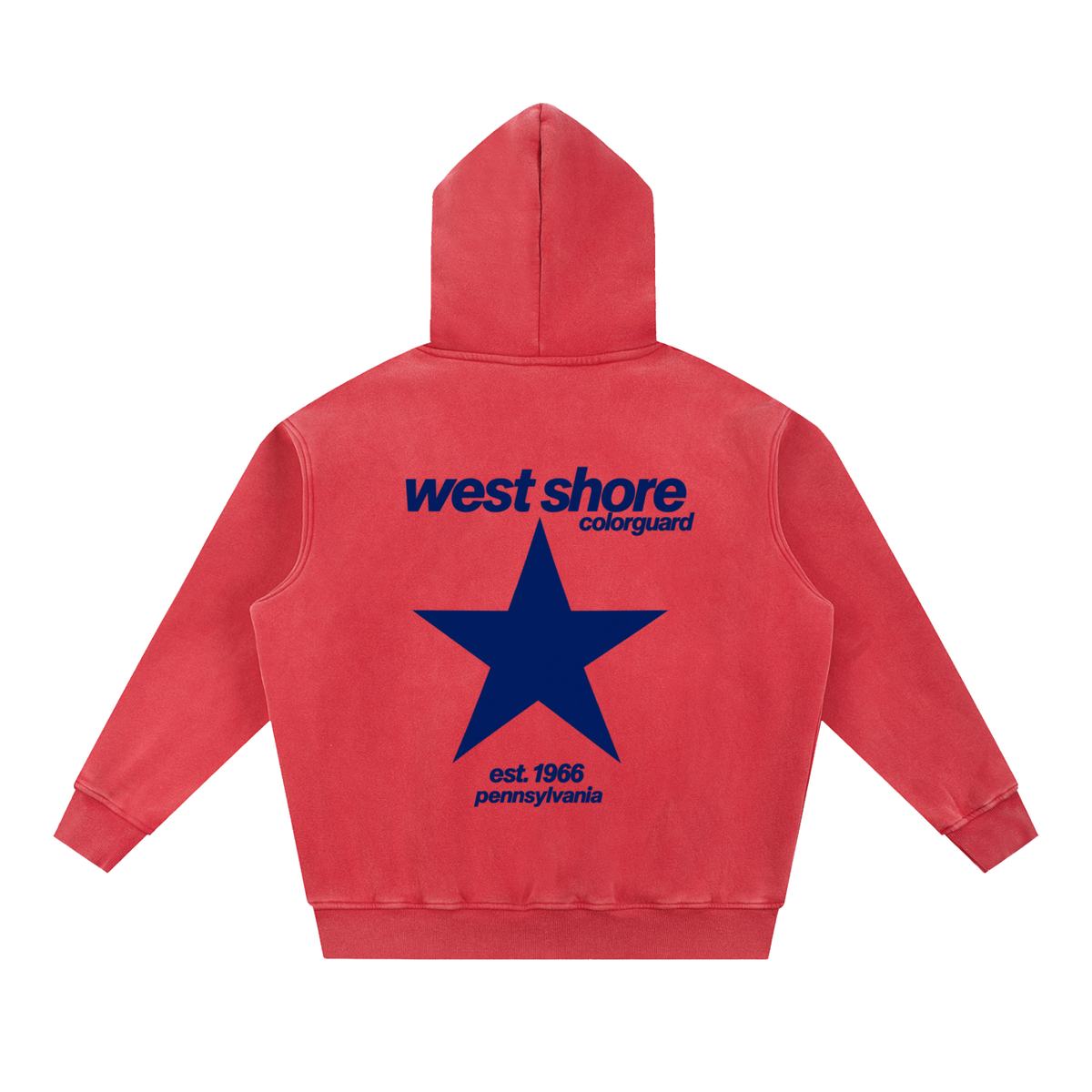 Big Star West Shore Snow Wash Fleece Oversize Hoodie