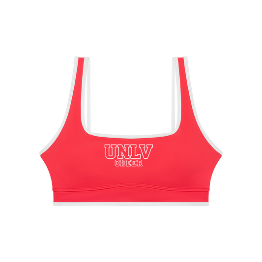 Basic 4 UNLV Women's Color Block Yoga Sports Bra