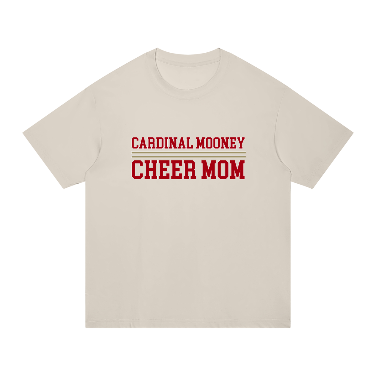 Mom Cardinal Mooney Unisex Regular Fit Cotton T-Shirt