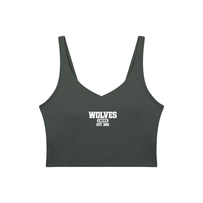 Old School Green River Women's V-Neck Yoga Sports Bra