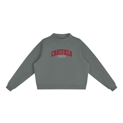 Basic 1 Chatfield Essential Fleece Mock-Neck Crew Sweatshirt (printed)