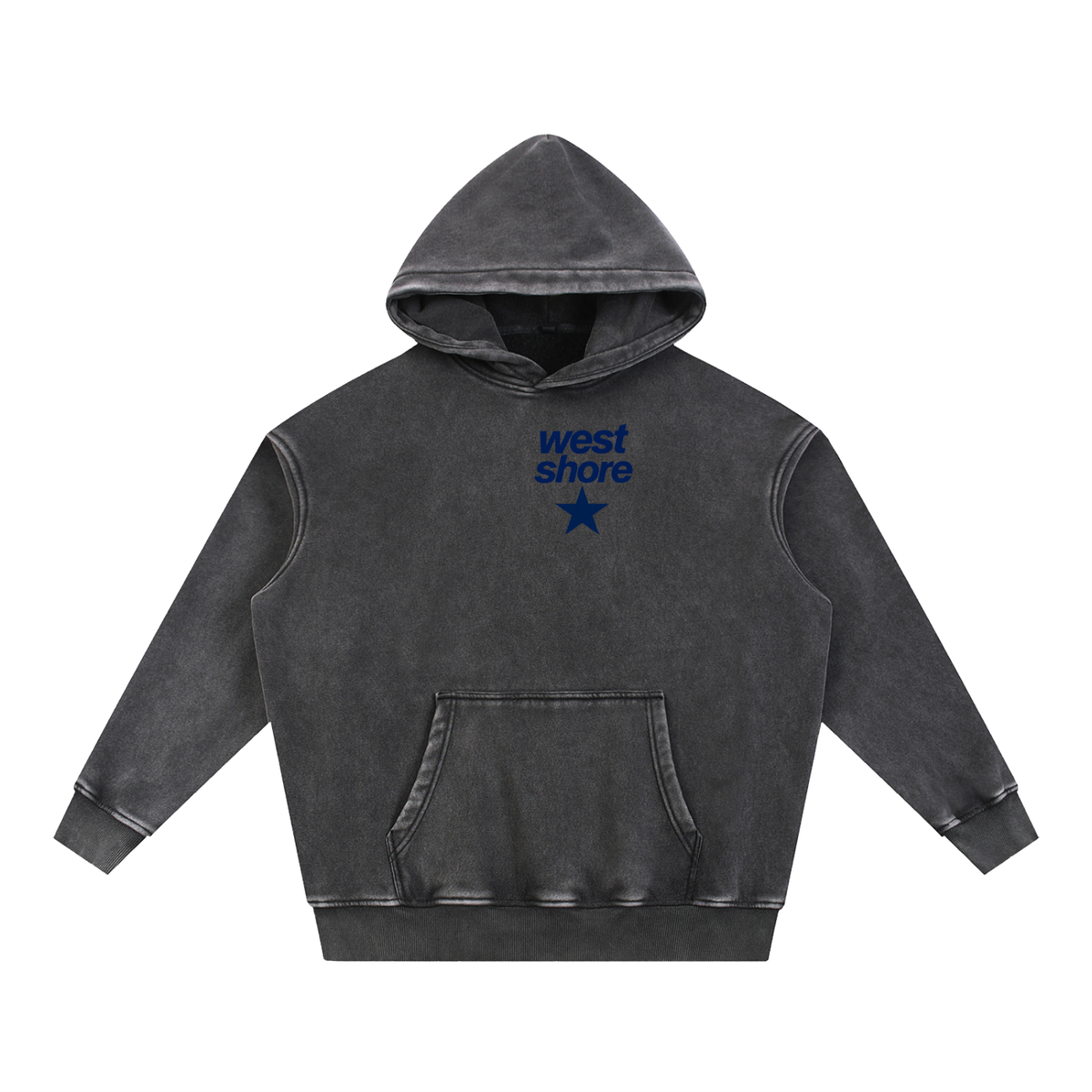 Big Star West Shore Snow Wash Fleece Oversize Hoodie