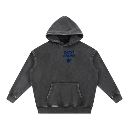 Big Star West Shore Snow Wash Fleece Oversize Hoodie