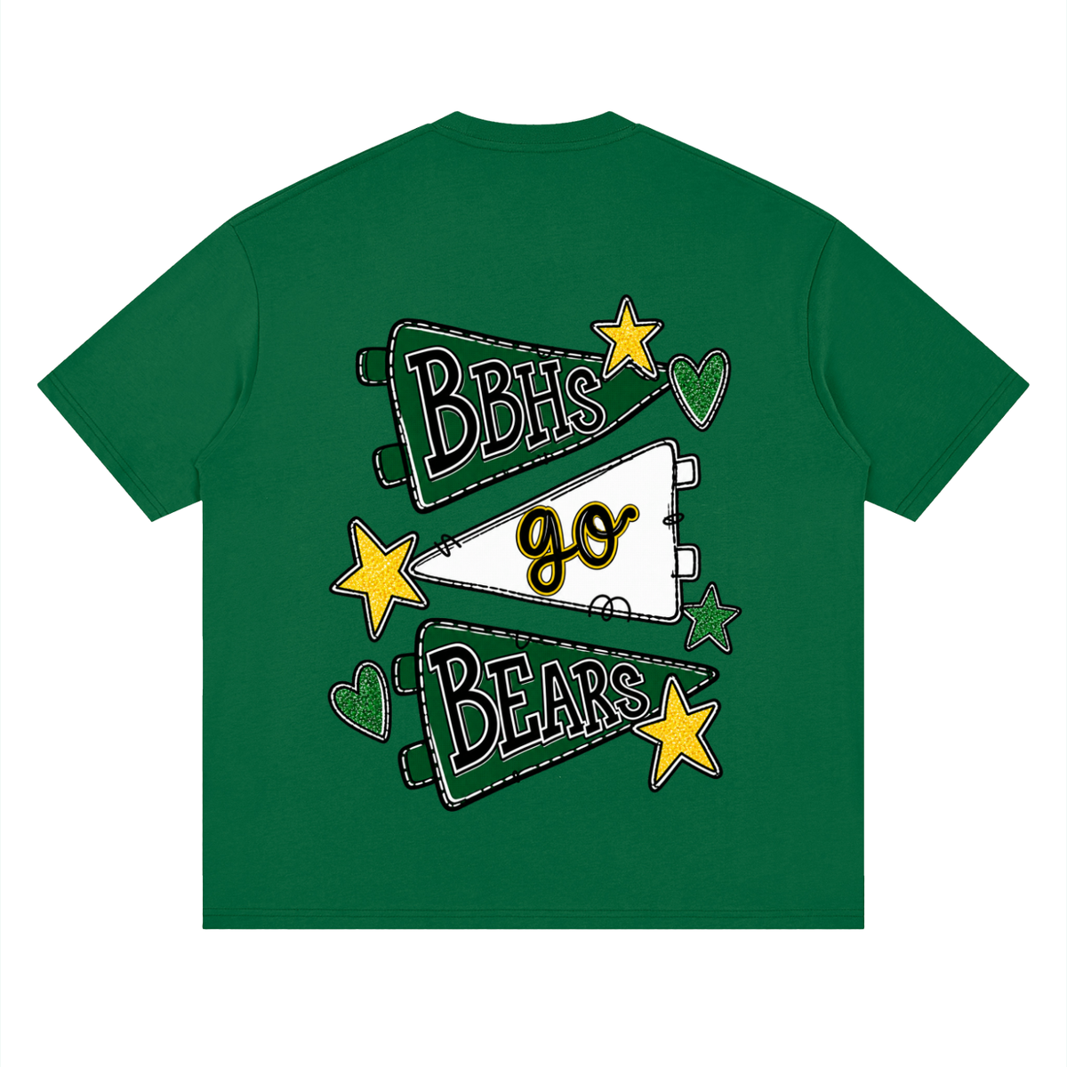 Lets Go Blanchet Oversized Drop Shoulder T-Shirt