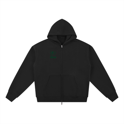 Simple St Vincent Ferrer Essential Fleece Zip-Through Hoodie