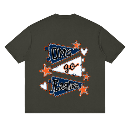 Lets Go Oakland Middle Oversized Drop Shoulder T-Shirt