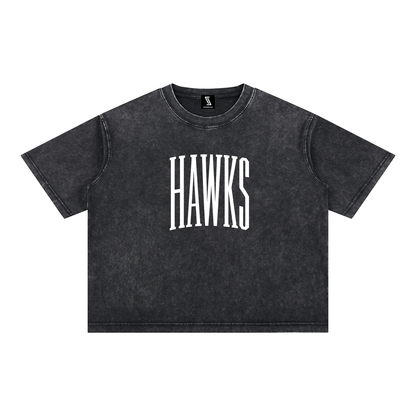 Mineral Wash Boxy Cotton T-Shirt