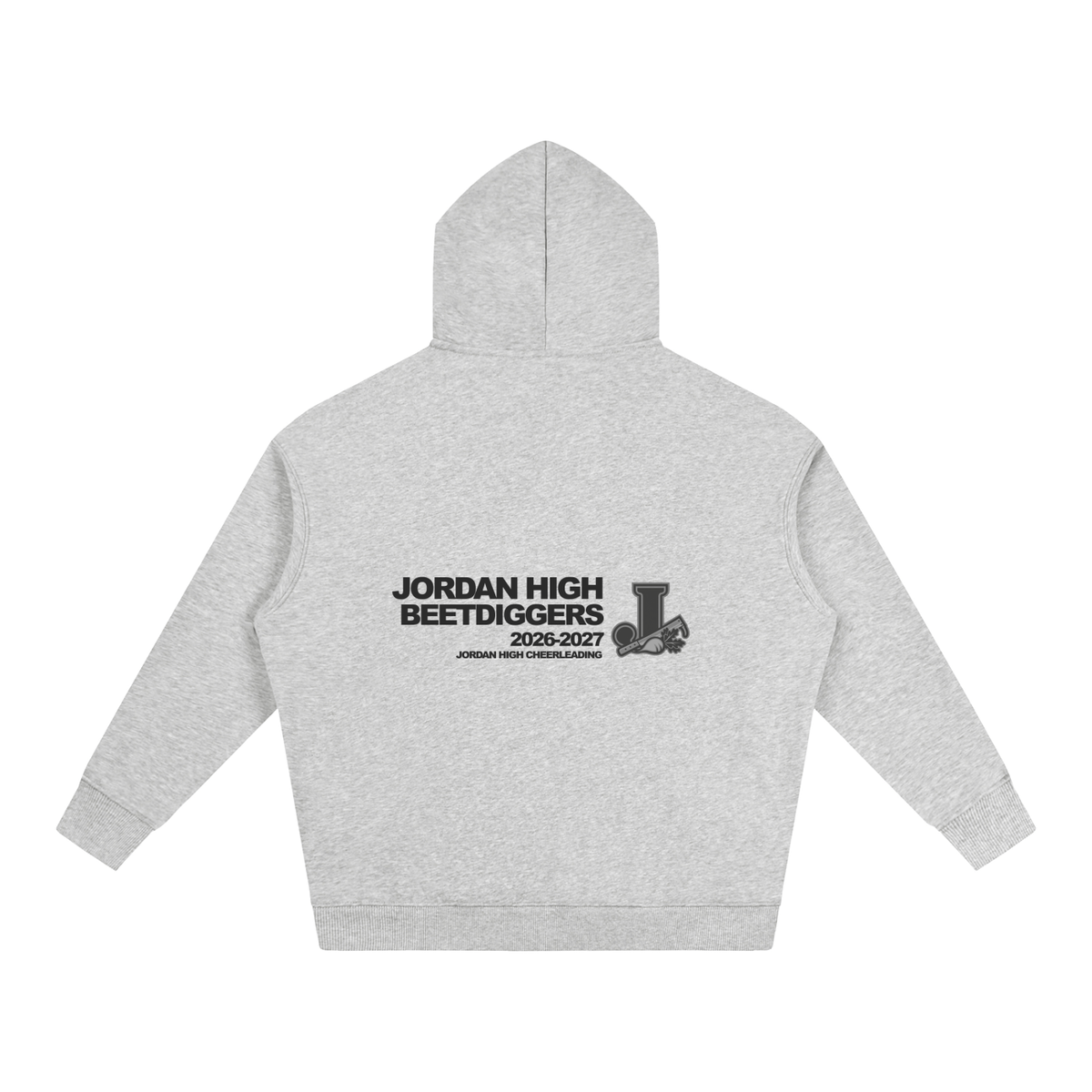 Vector Star Front Jordan Oversize Fleeced Hoodie