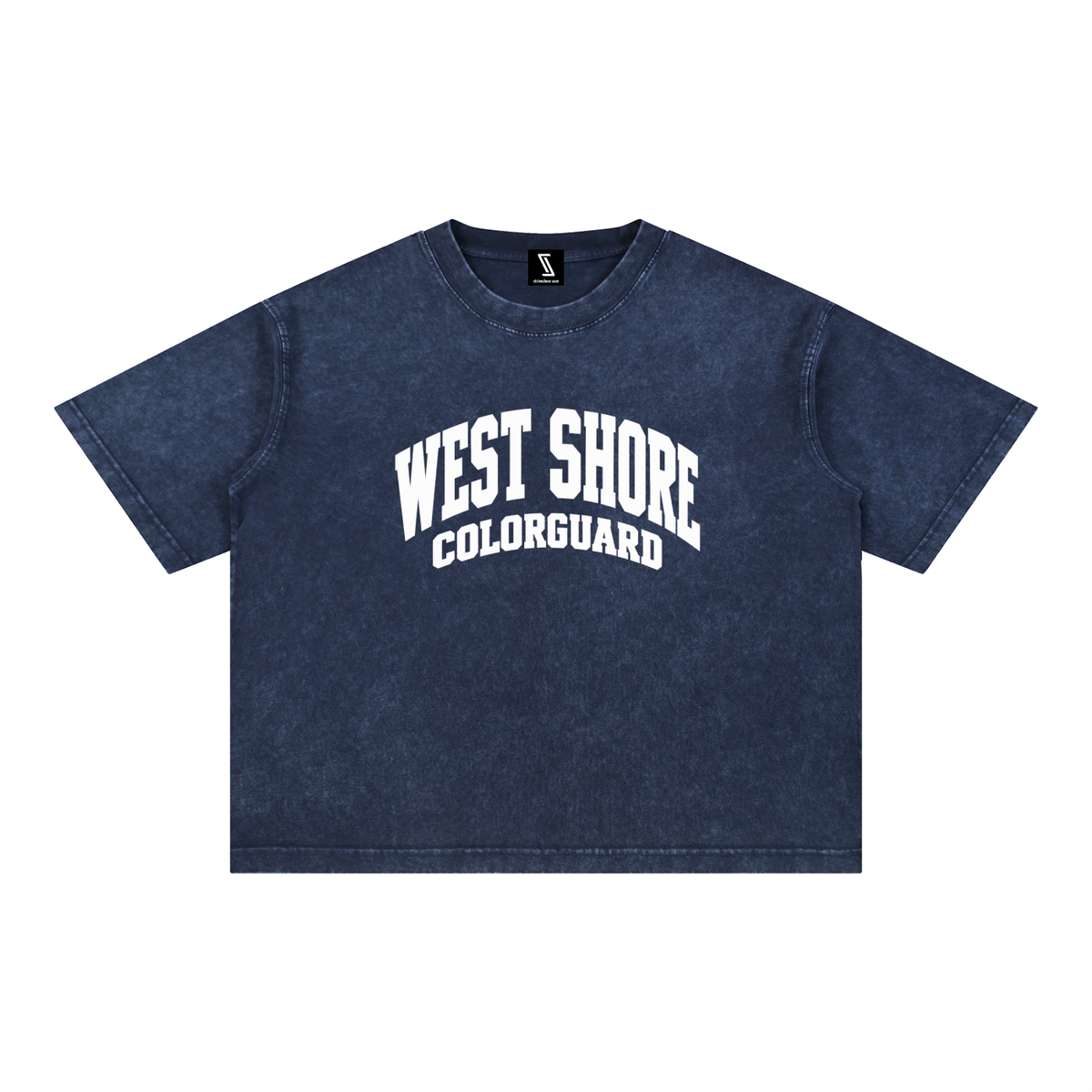 Basic 2 White West Shore Mineral Wash Boxy Cotton T-Shirt
