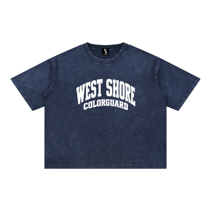 Basic 2 White West Shore Mineral Wash Boxy Cotton T-Shirt
