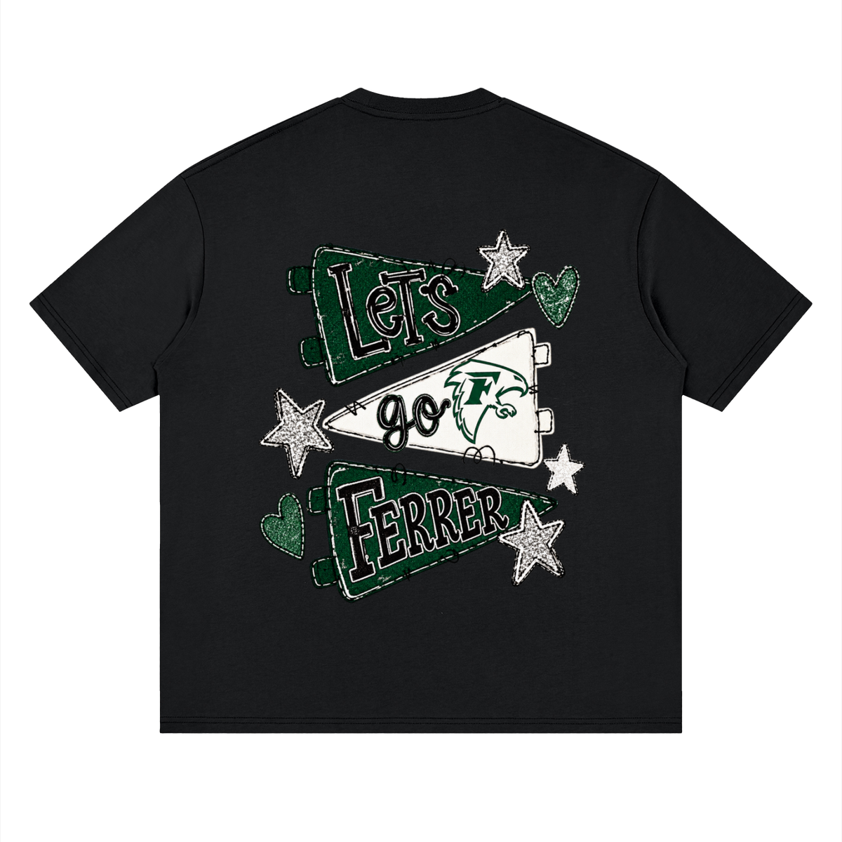 Lets Go St Vincent Ferrer Oversized Drop Shoulder T-Shirt