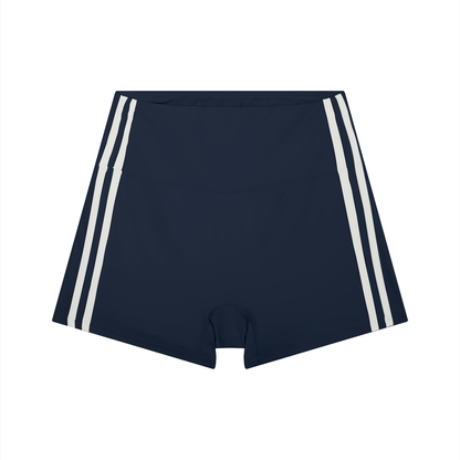 Strive High-Waist Color Block Shorts