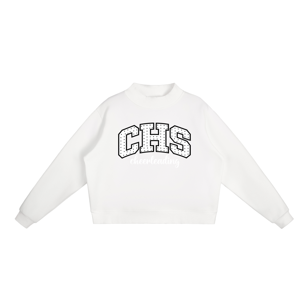 Essential Fleece Mock-Neck Crew Sweatshirt