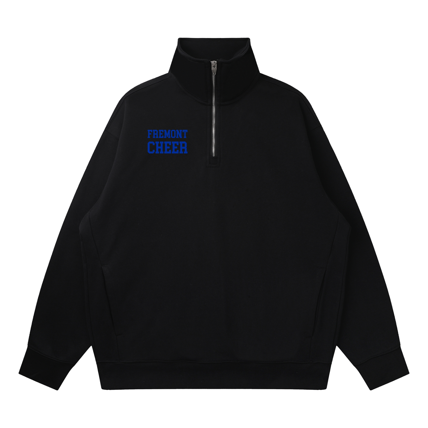 Quarter-Zip Drop Shoulder Sweatshirt