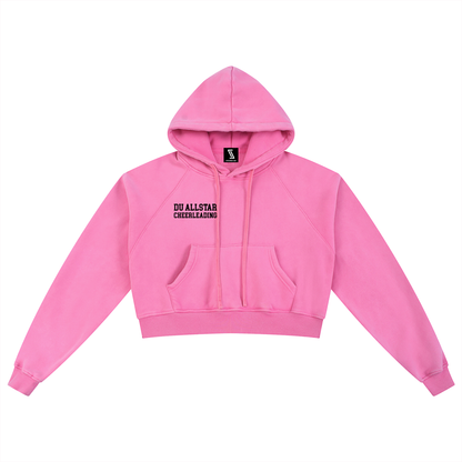 Snow Washed Cropped Hoodie