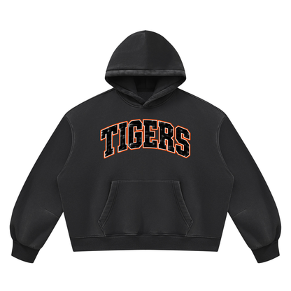 Unisex Vintage Wash Boxy Fleece Hoodie
