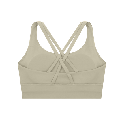 Strappy Criss-Cross Sports Bra