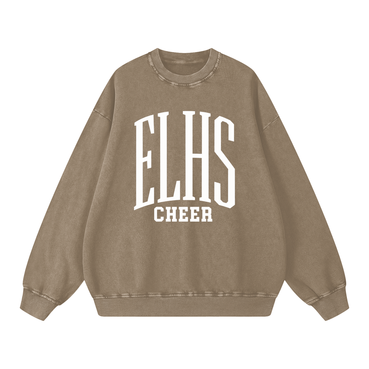 Basic 3 East Lyme Snow Washed Oversized Sweatshirt