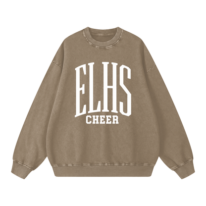 Basic 3 East Lyme Snow Washed Oversized Sweatshirt