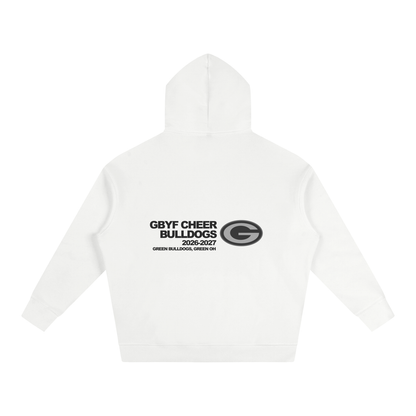 Vector Star Front Green Bulldogs Oversize Fleeced Hoodie