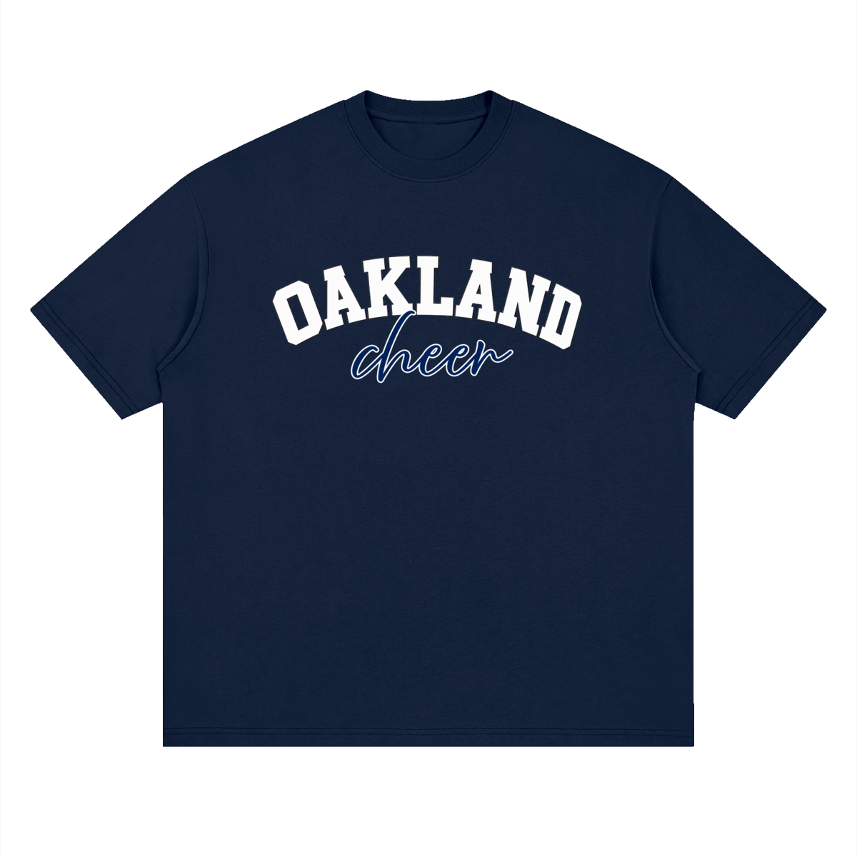Cursive Oakland Middle Oversized Drop Shoulder T-Shirt