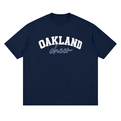 Cursive Oakland Middle Oversized Drop Shoulder T-Shirt