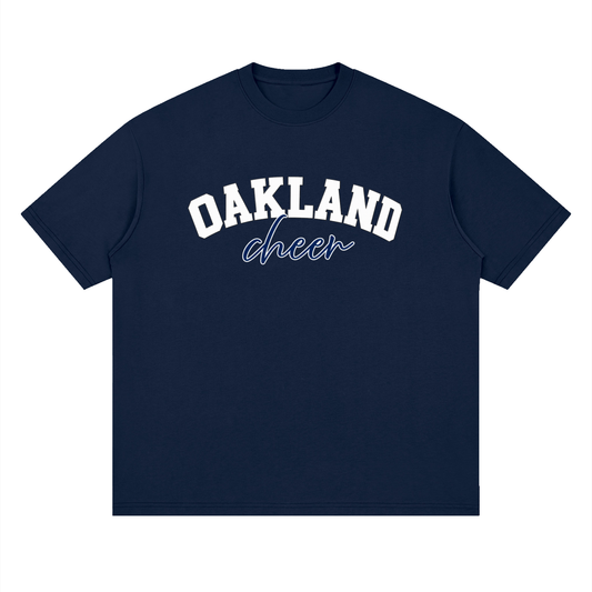 Cursive Oakland Middle Oversized Drop Shoulder T-Shirt