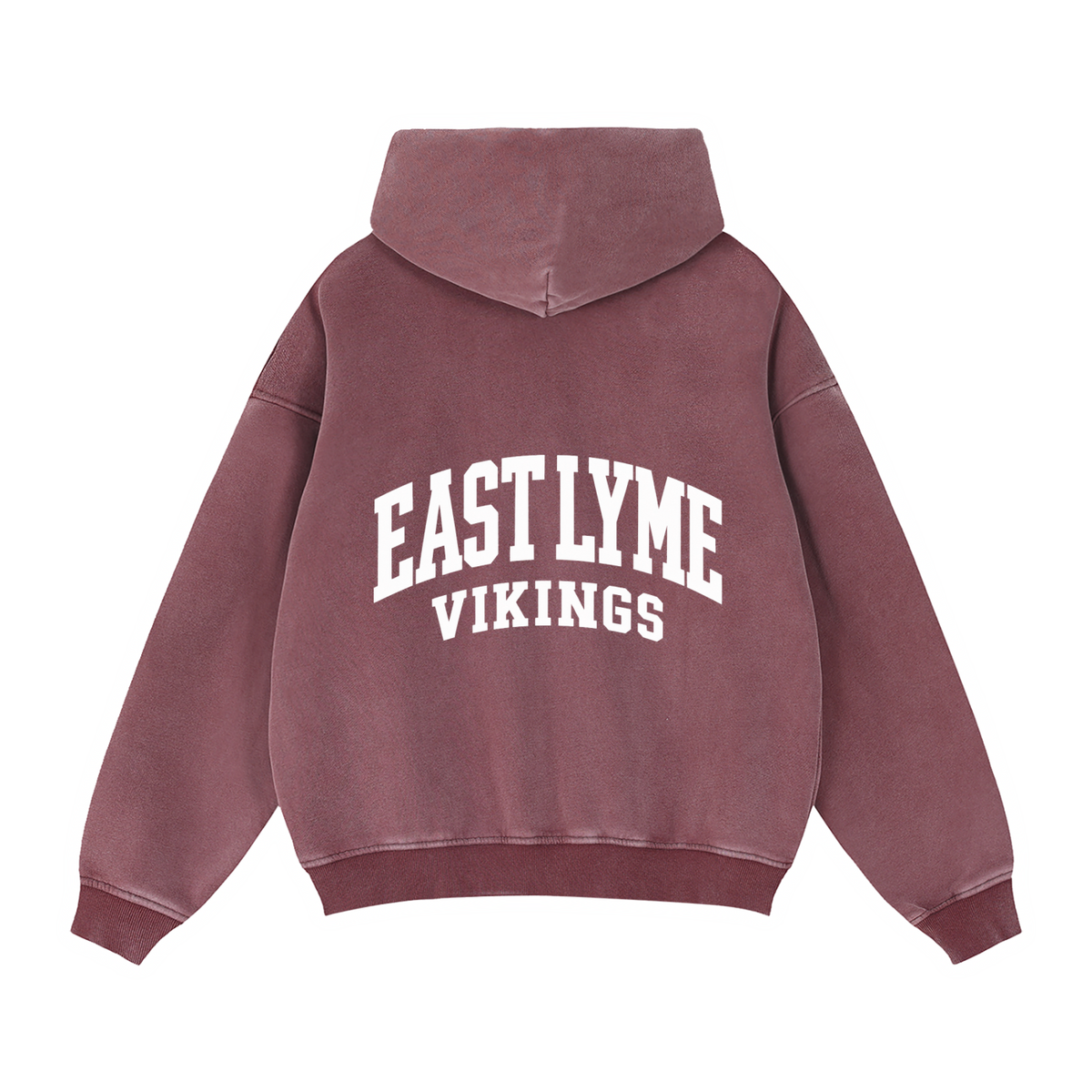 Zip-Through Boxy Fleece Hoodie
