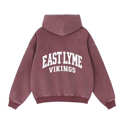 Zip-Through Boxy Fleece Hoodie