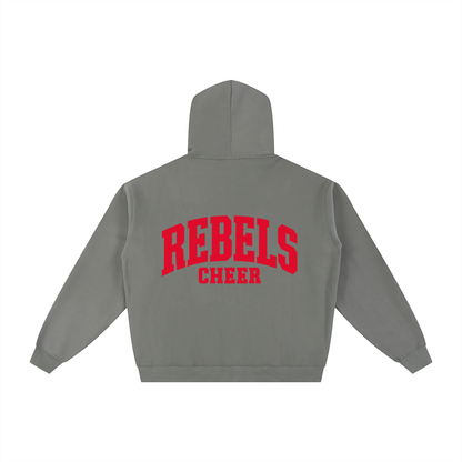 Simple UNLV Essential Fleece Zip-Through Hoodie