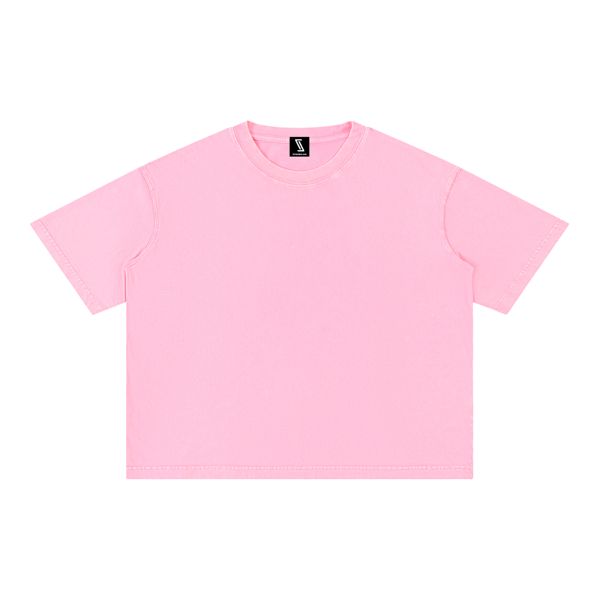 Mineral Wash Boxy Cotton T-Shirt