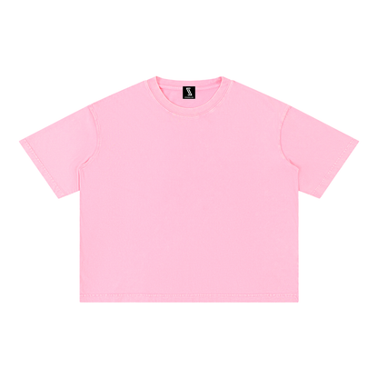 Mineral Wash Boxy Cotton T-Shirt