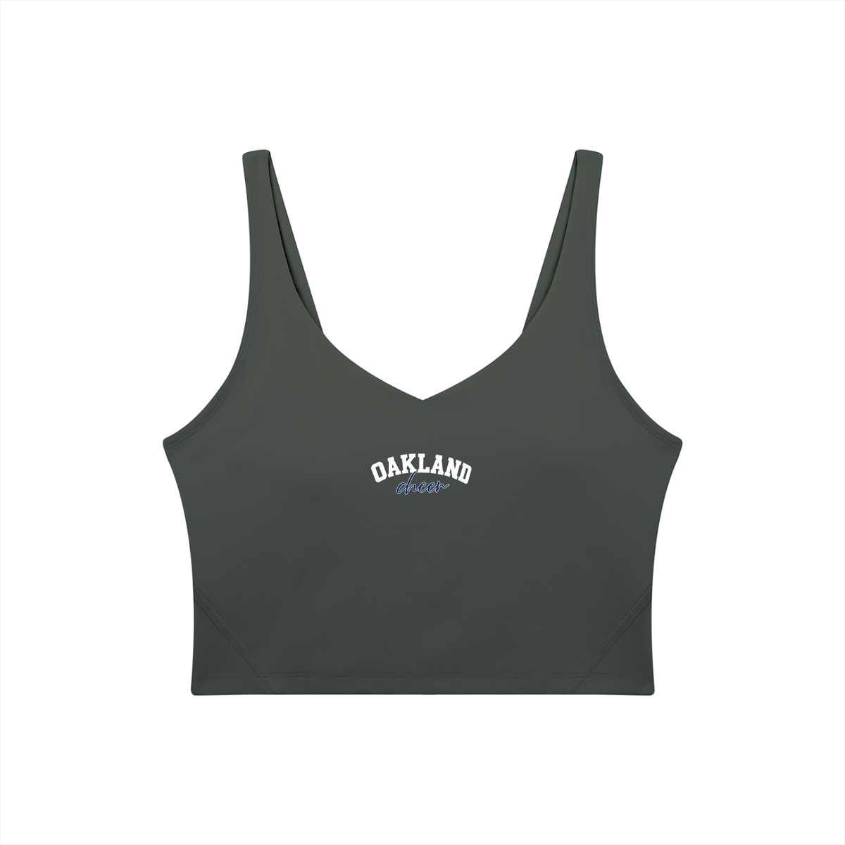 Cursive Oakland Middle Women's V-Neck Yoga Sports Bra