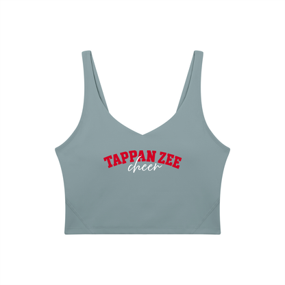 Cursive Tappan Zee Women's V-Neck Yoga Sports Bra