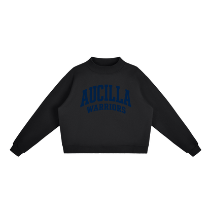 Basic 2 Aucilla Essential Fleece Mock-Neck Crew Sweatshirt