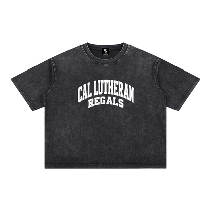 Mineral Wash Boxy Cotton T-Shirt