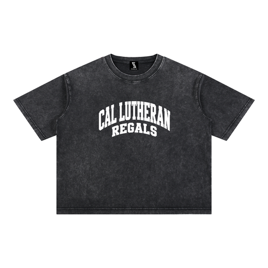 Mineral Wash Boxy Cotton T-Shirt