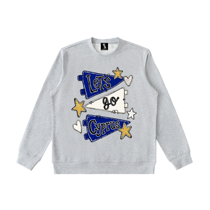 Lets Go Cyprus Essential Heavyweight Crewneck Sweatshirt