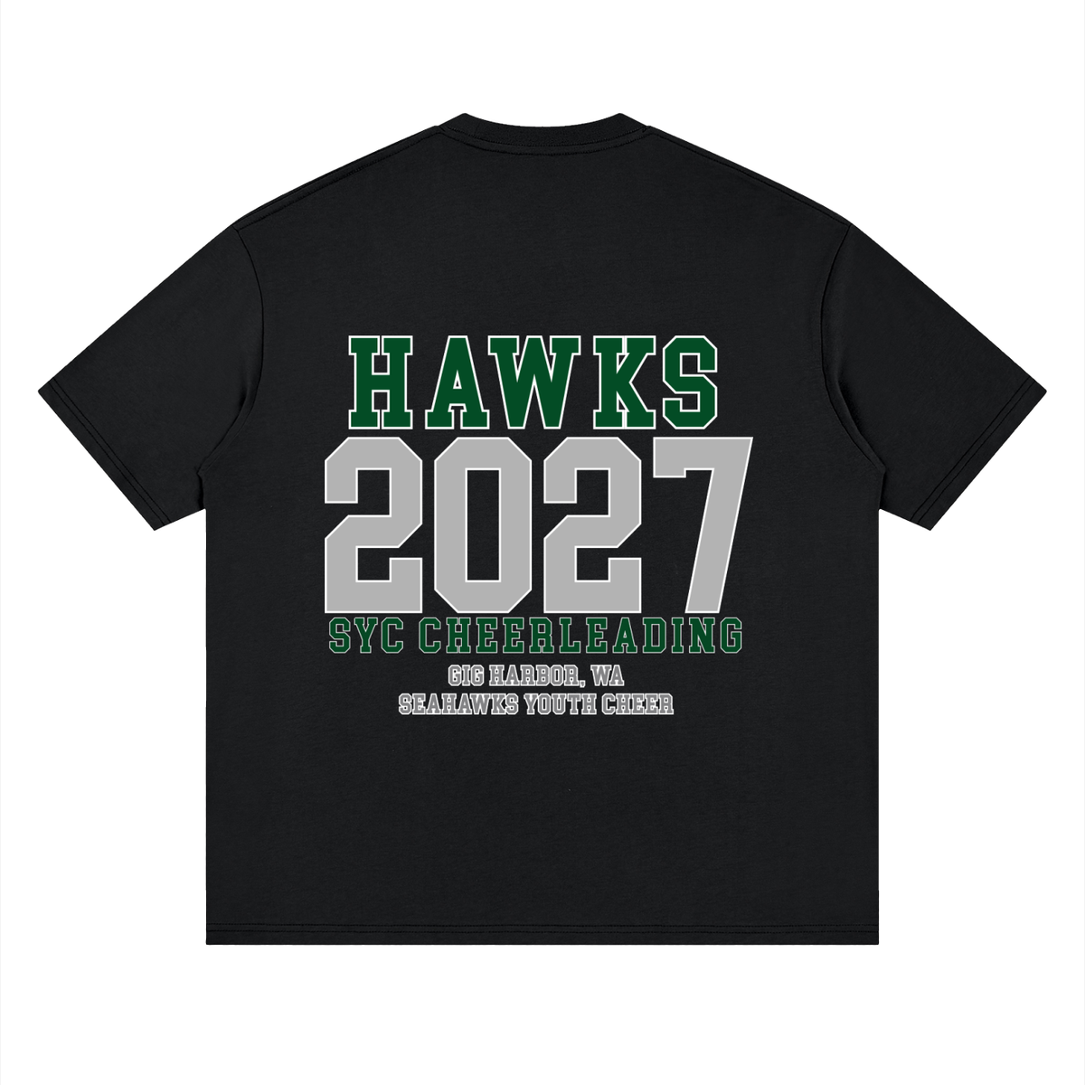 Year Seahawks Oversized Drop Shoulder T-Shirt