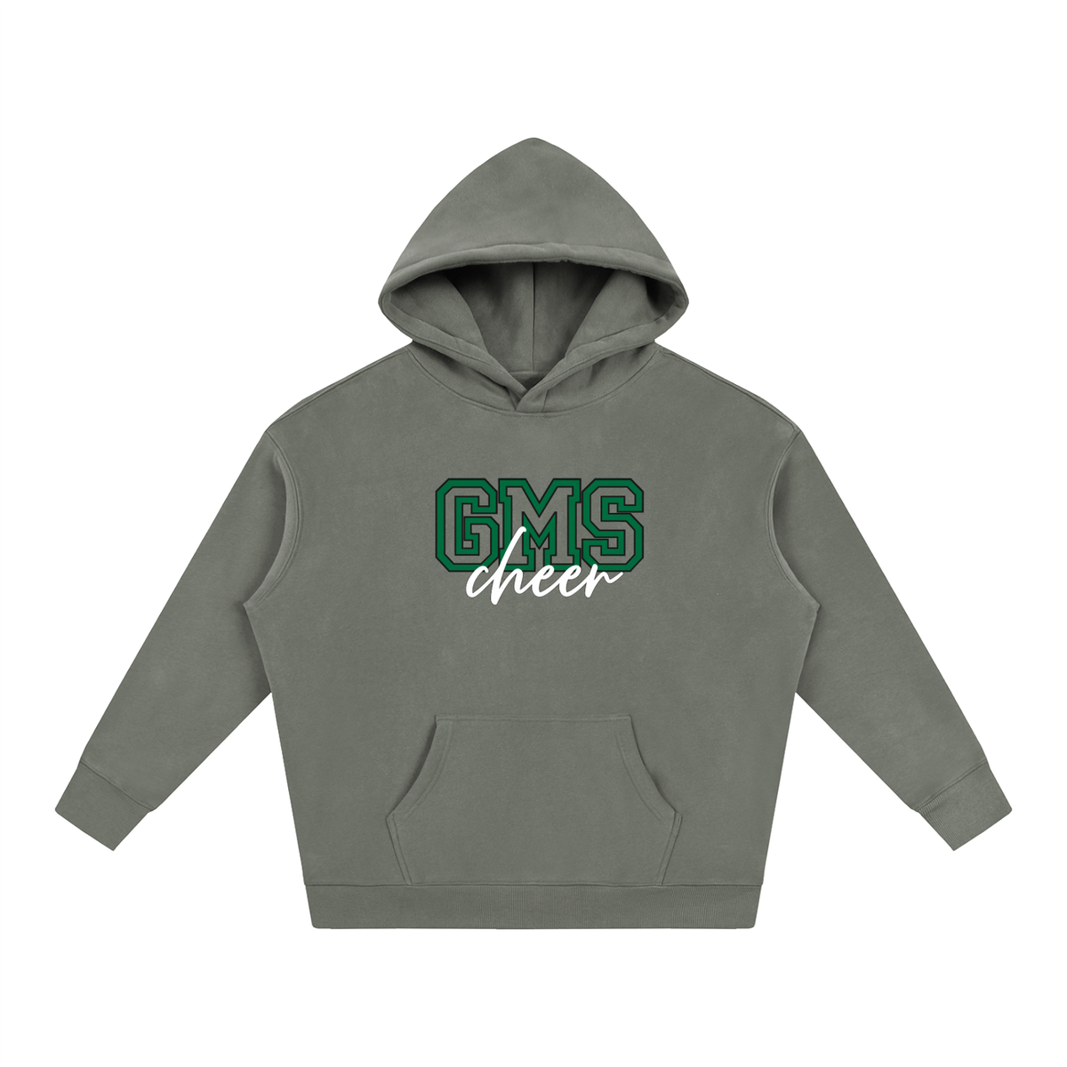 Cursive Front Gladeville Oversize Fleeced Hoodie