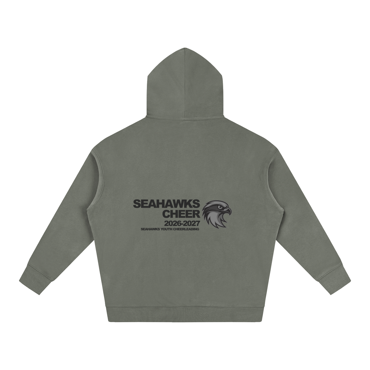 Vector Star Front Seahawks Oversize Fleeced Hoodie