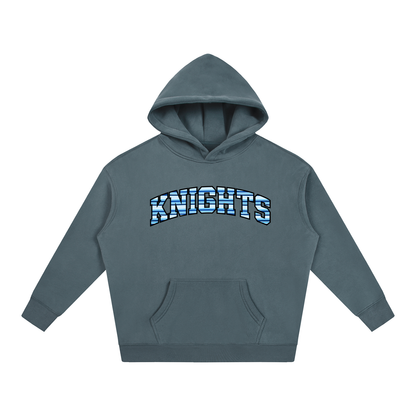 Striped Knights Oversize Fleeced Hoodie