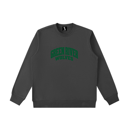 Basic 2 Green River Essential Heavyweight Crewneck Sweatshirt
