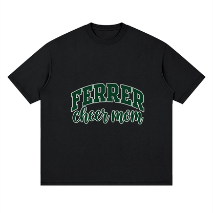 Cheer Mom St Vincent Ferrer Oversized Drop Shoulder T-Shirt