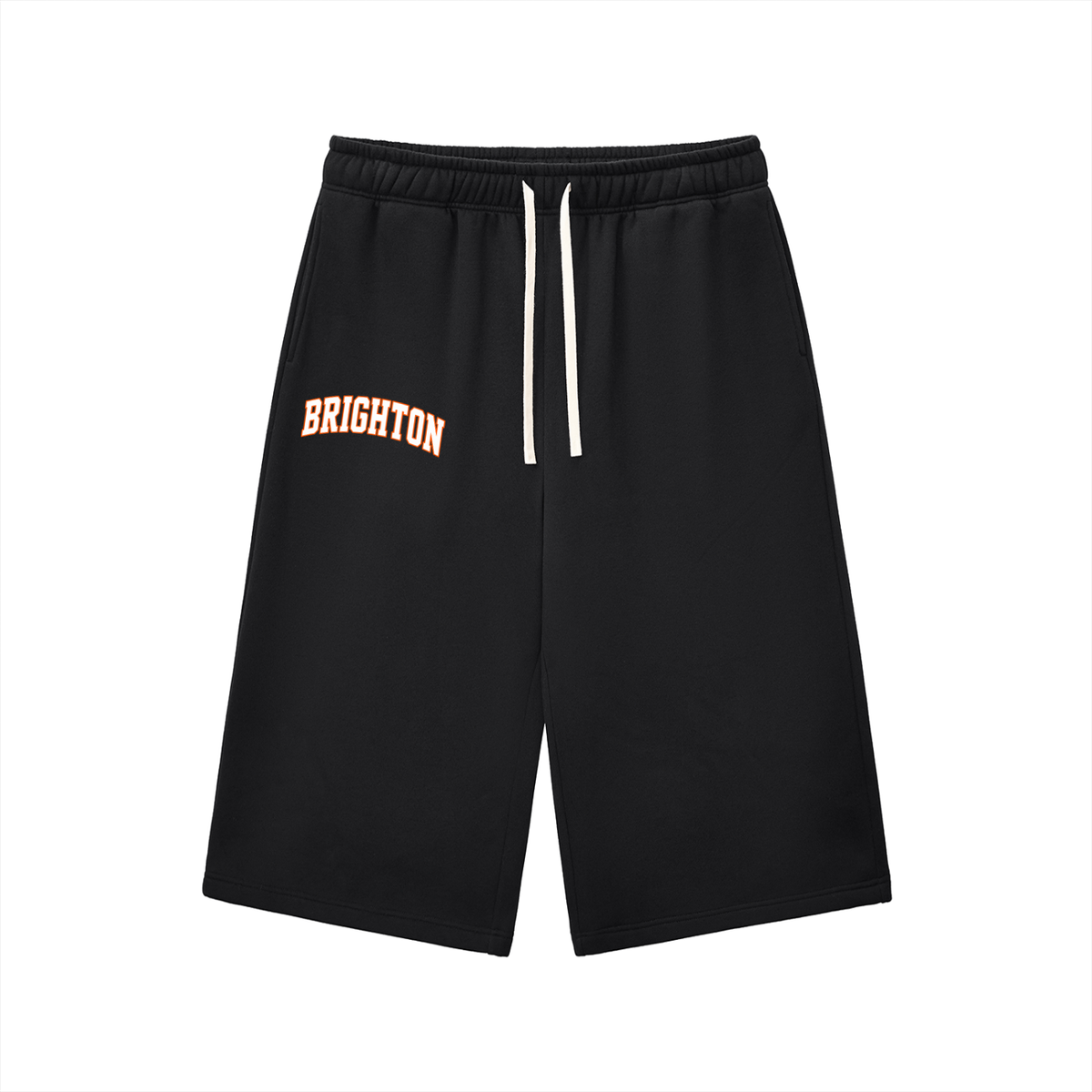 Relaxed Drawstring Three-quarter Sweatpants