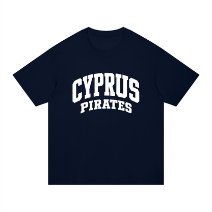 Basic 2 White Cyprus Unisex Regular Fit Cotton T-Shirt