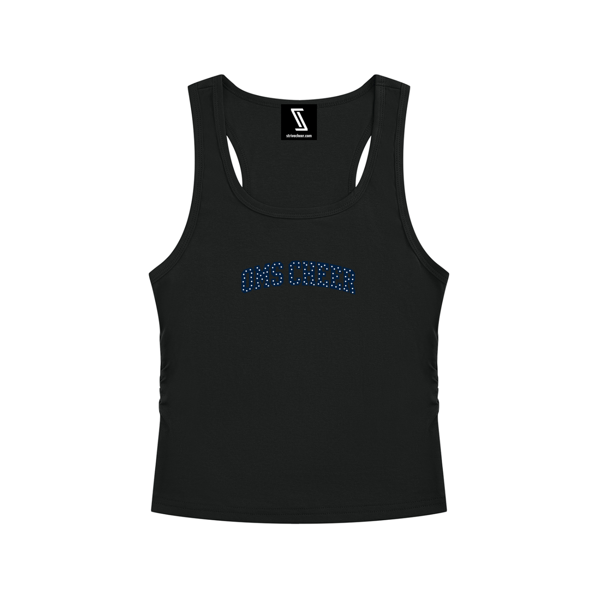 Polka Dot Oakland Middle Women’s Ruched Tank Top