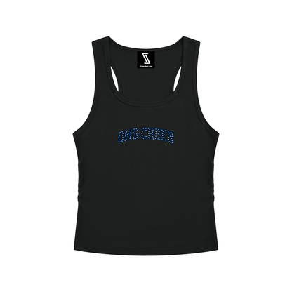 Polka Dot Oakland Middle Women’s Ruched Tank Top