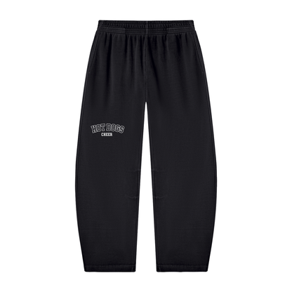 Hot Dogs Vintage Washed Barrel Leg Sweatpants